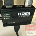 HDMI เข้า 3 ออก 1 มีรีโมท