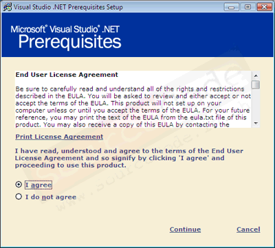 installation vs.net2003