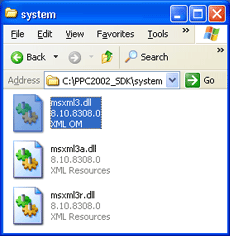 รูปแสดง file 3 file ที่ใช้ทำงานเป็น XML parser