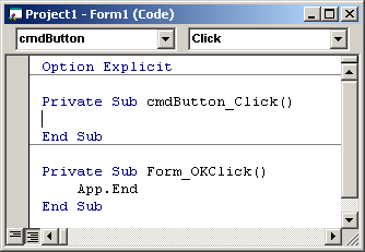 รูปแสดง หน้าต่าง Code View