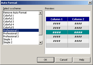 Auto Format