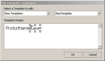 Edit DataList1 Templates