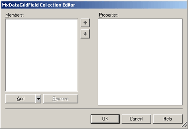 MxDataGridField Collection Editor