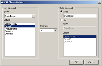 WHERE Query Builder